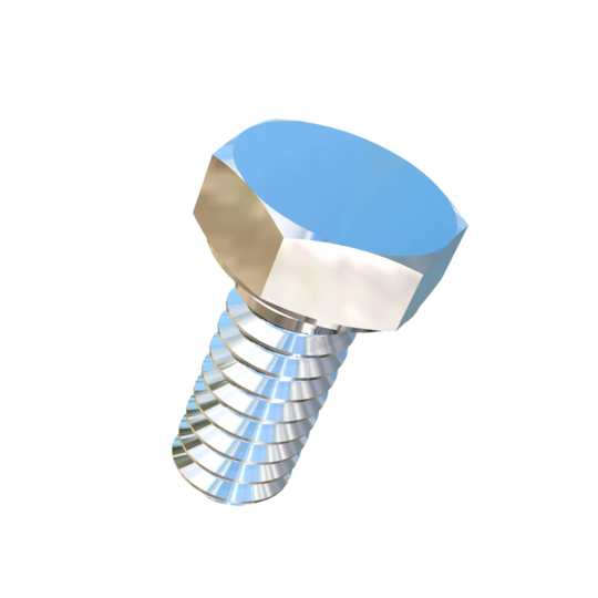 Titanium #10-24 X 7/16 inch UNC Fully Threaded Allied Titanium Hex Head Bolt (No Dimple)